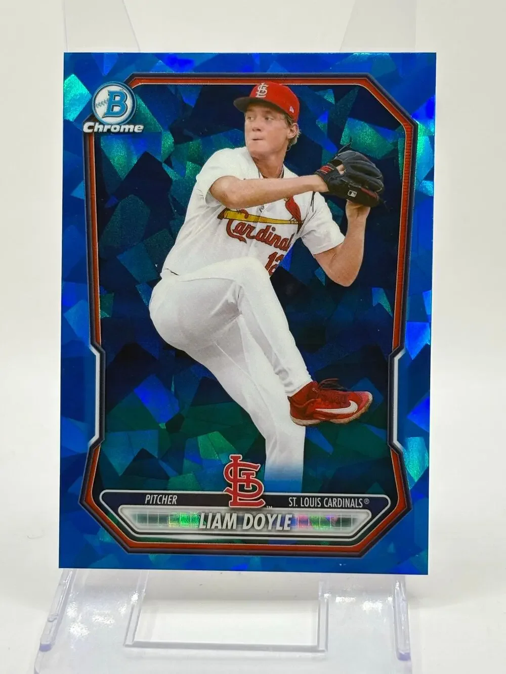 2026 Bowman Sapphire Liam Doyle Chrome Prospects St Louis Cardinals